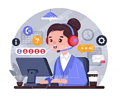 联系客服  - 源文件下载【酷图网】客服支持,联系我们,售前售后,解决问题,办公,工作,客户服务,关系管理,问题解答