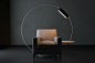 This incredible floor-lamp design surrounds your armchair with a ring, giving you a sliding, adjustable halo of light : The Ring Light is quite unlike any lamp I’ve ever seen. Sure, the name ‘Ring Light’ might ring a bell to some photographers (I couldn’t