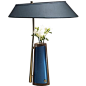 美式创意蓝色花瓶台灯简约现代样设计师板房家居卧室床头台灯0272-淘宝网