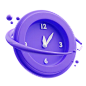 Clock 3D Illustration