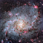 星系M33的氢气云