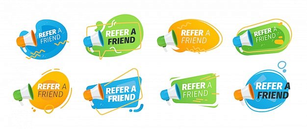 Free vector refer a ...