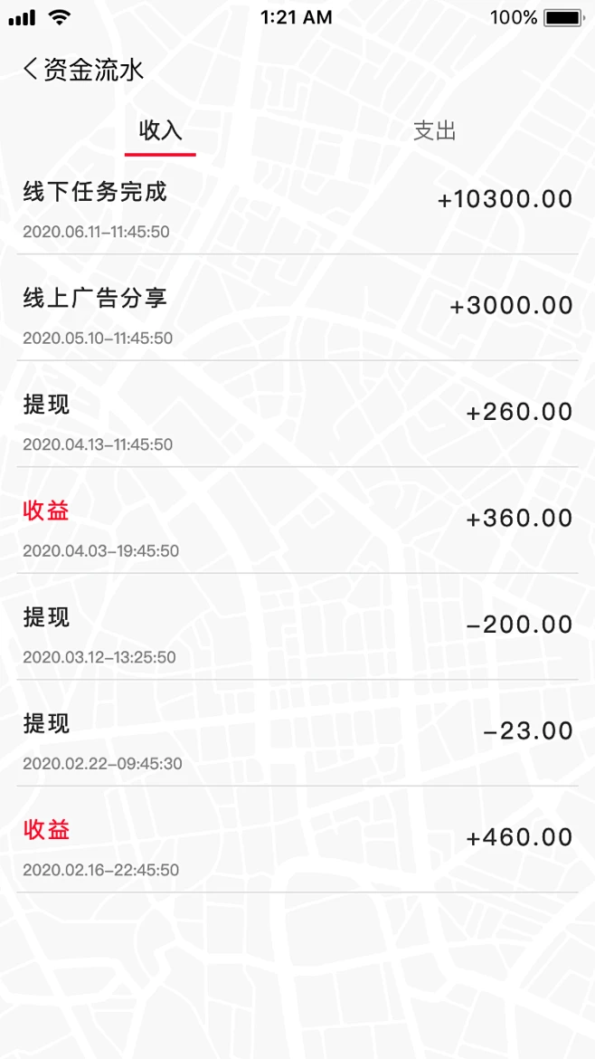 资金流水