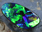 3.00 cts GEM BOULDER OPAL 5/5 BRIGHTNESS ELECTRIC COLORPLAY C7486