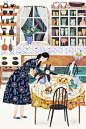 Illustration by Adelina Lirius #illustration #illustrationart