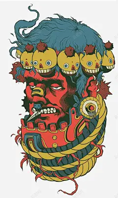 黑暗画风印花高清素材 png 设计图片 免费下载 页面网页 平面电商 创意素材 png素材