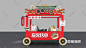 新中式售货车3D模型