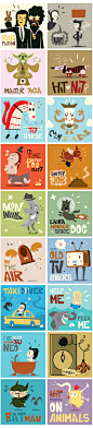 Selected series of illos on Behance
