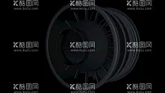航空发动机前部素模  - 源文件下载【酷图网】3D,模型,航空,组件,设计