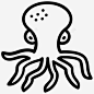 章鱼水产养殖海怪图标 标识 标志 UI图标 设计图片 免费下载 页面网页 平面电商 创意素材