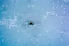冰的质地。冷冻水。冬天的背景