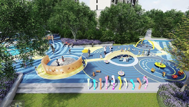 超新-星际花园-住宅区儿童共享乐园景观设...