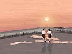 ”心怀浪漫宇宙，也珍惜人间日常“ #手绘ipad壁纸 cr.momo的一点日常