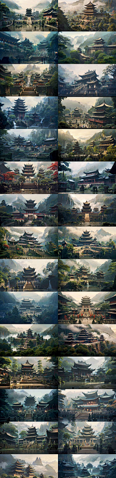 AI · 场景-花瓣网|陪你做生活的设计师 | 计参考 背景插画临摹图-淘宝网