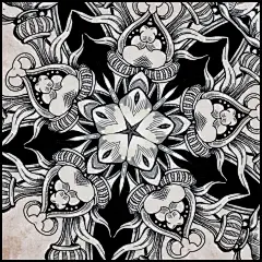 《怎么能够》-【)6200张完整收录(】灵感之源 #图案# #花纹# #手绘# #线描# #密集# #马克笔# #针管笔# #临摹# #淡彩# #素材# (1271)