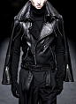 Juun J. | Post-apocalyptic & Dystopian Avant-Garde Fashion | #fashion #clothing #leather #suit #zipper #jacket: