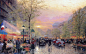 Paris people artwork  / 2560x1600 Wallpaper