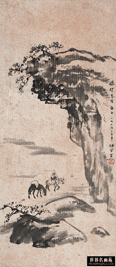 牛奶配饼干（墨池）采集到长安画派