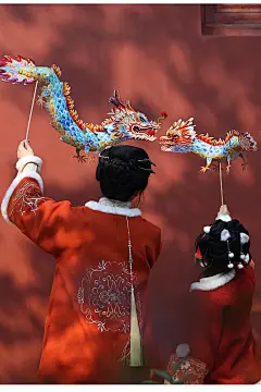 元宵节浅浅叶公好龙一下，挂在家里保佑我