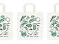 Market Tote : More designs for Press Waffles - market bag illustrations. 