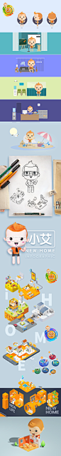 【艾佳品牌】吉祥物&信息图