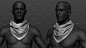 围巾 围巾高模 三角围巾模型-男人模型库-Zbrush(.ztl/.zbp)模型下载-cg模型网