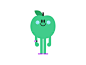 Skate Apple for Lifesum kick flip skateboard run cycle vector after effects ae character animation