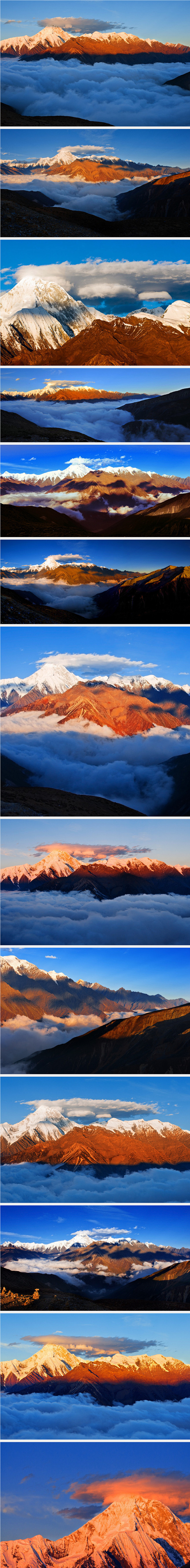 贡嘎，藏语：洁白的冰山，被称为“蜀山之王...