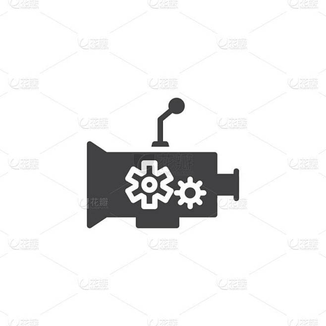 汽车变速箱矢量图标