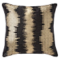 Nate Berkus™ Foil Print Decorative Pillow - Black/Gold: 