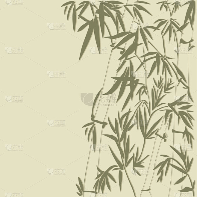 竹子矢量图