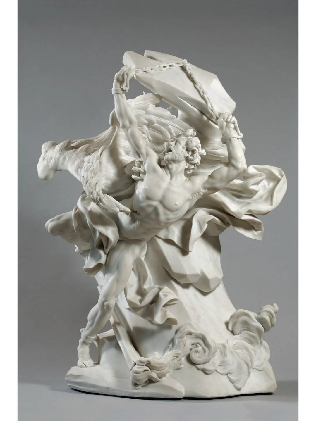 雕塑之美｜NO.95《被缚的普罗米修斯》 作品名:《被缚的普罗米修斯》 艺术家: 尼古拉·塞巴斯蒂安·亚当作品所在位置: 法国巴黎卢浮宫《