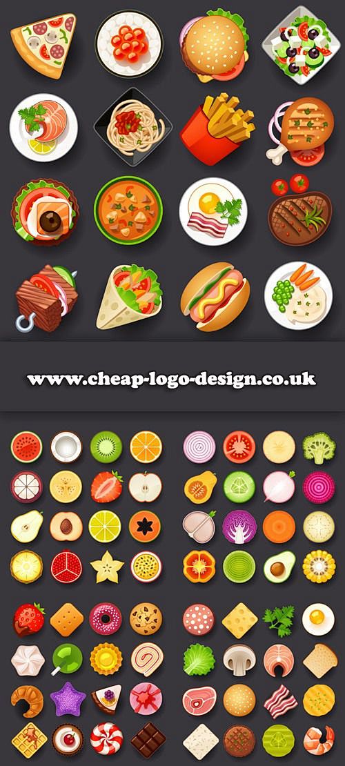 food icons suitable ...