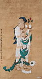 1940年，张大千抵达敦煌，如苦行僧般开始临摹壁画。一呆就是3年，花费5000两黄金，变卖240余幅古代书画，并拼命创作卖画，直到20多年后才还清债务。他在敦煌共临摹了336幅作品，但一生从未卖过一幅敦煌临摹作品。