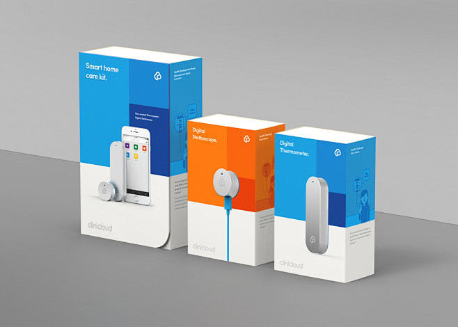 CliniCloud 数字医疗品牌形象设...