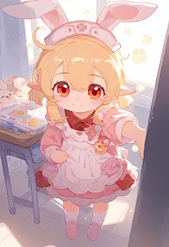 #ロリ 护士服 - 小呆毛ちゃん的插画