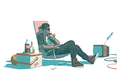 大概率不会采集到手绘插画