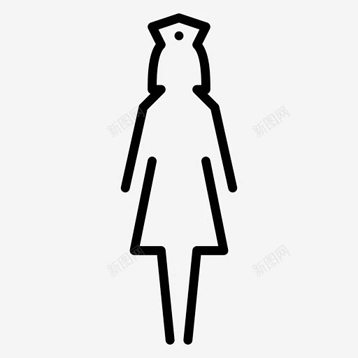 护士人女士图标 icon 标识 标志 UI图标 设计图片 免费下载 页面网页 平面电商 创意素材-花瓣网