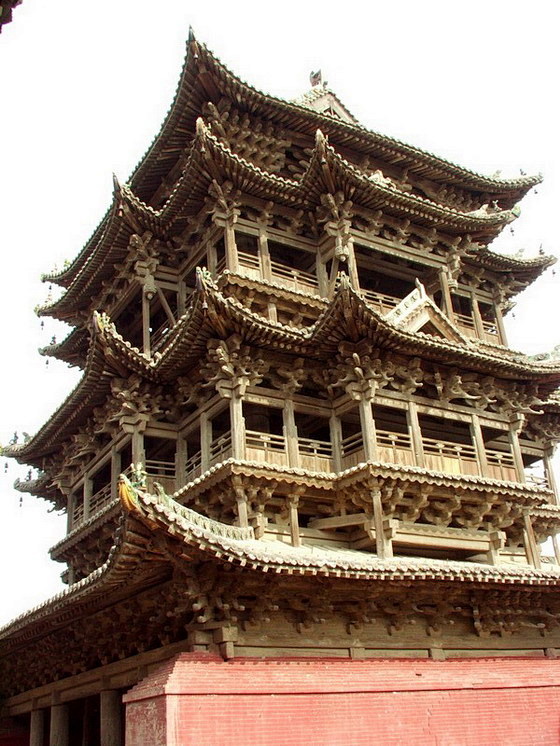 明朝建筑繁美的山西飞云楼与秋风楼