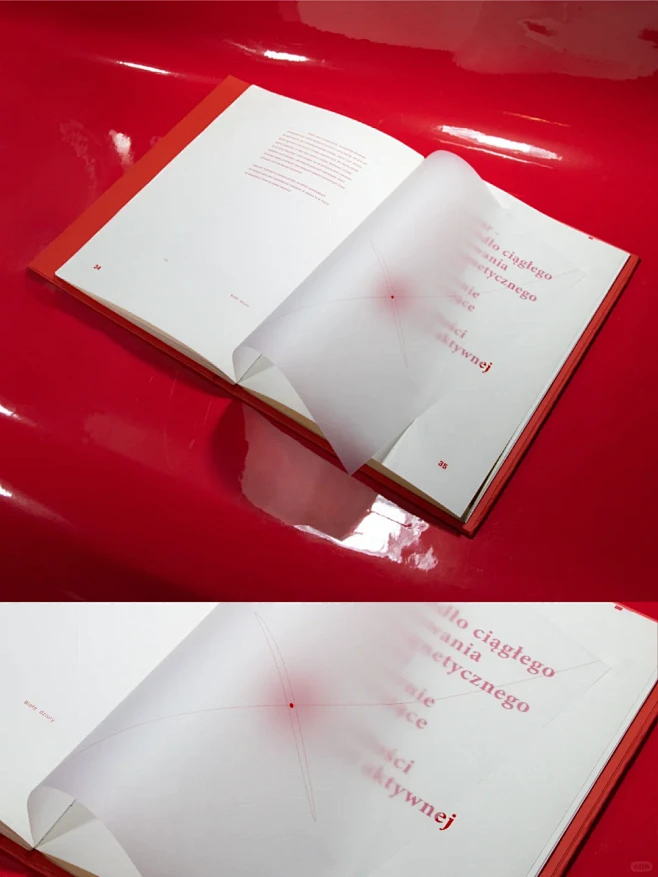 红色画册设计；编排严谨工艺得当一本好画册...