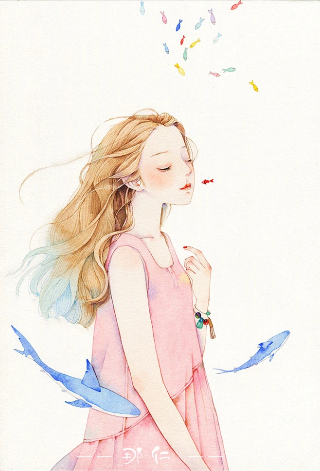 #插画# #治愈系#-花瓣网