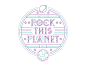 Rock This Planet logo#logo##字体##branding#