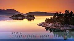 2012年9月风景日历电脑桌面高清壁纸桌面壁纸2
