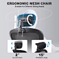 Amazon.com: Ergonomic Office Desk Chair 8Pack- Mesh Home Office Desk Chairs  with Lumbar Support & 3D Adjustable Armrests,Conference Room Chair (8Pack  Office Chair) : Office Products