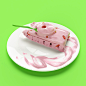 This is a very literal take on food trucks : Paul Trakies has created these delightful images, rendering vehicles including lorries and a tank as luscious plated dishes.