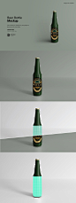 品牌包装 啤酒瓶 品牌 包装 啤酒 酒瓶 包装样机样机贴图