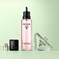 Photo by Prada Beauty on August 19, 2024. 可能是包含下列内容的图片：香氛、香水和瓶子.
