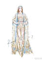 【新提醒】Reese：Elie Saab 2017 S/S 电脑效果图 - 服装画/服装设计手稿 - 穿针引线服装论坛