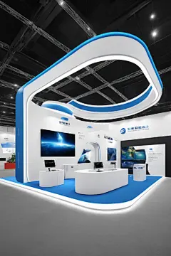 电子科技现代科技展厅摄影图