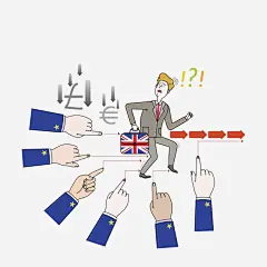 指责美国商人的线路免抠素材_图宝宝 https://bao16.com 商人 商务 多彩 手绘 指责 箭头 箱包 美国